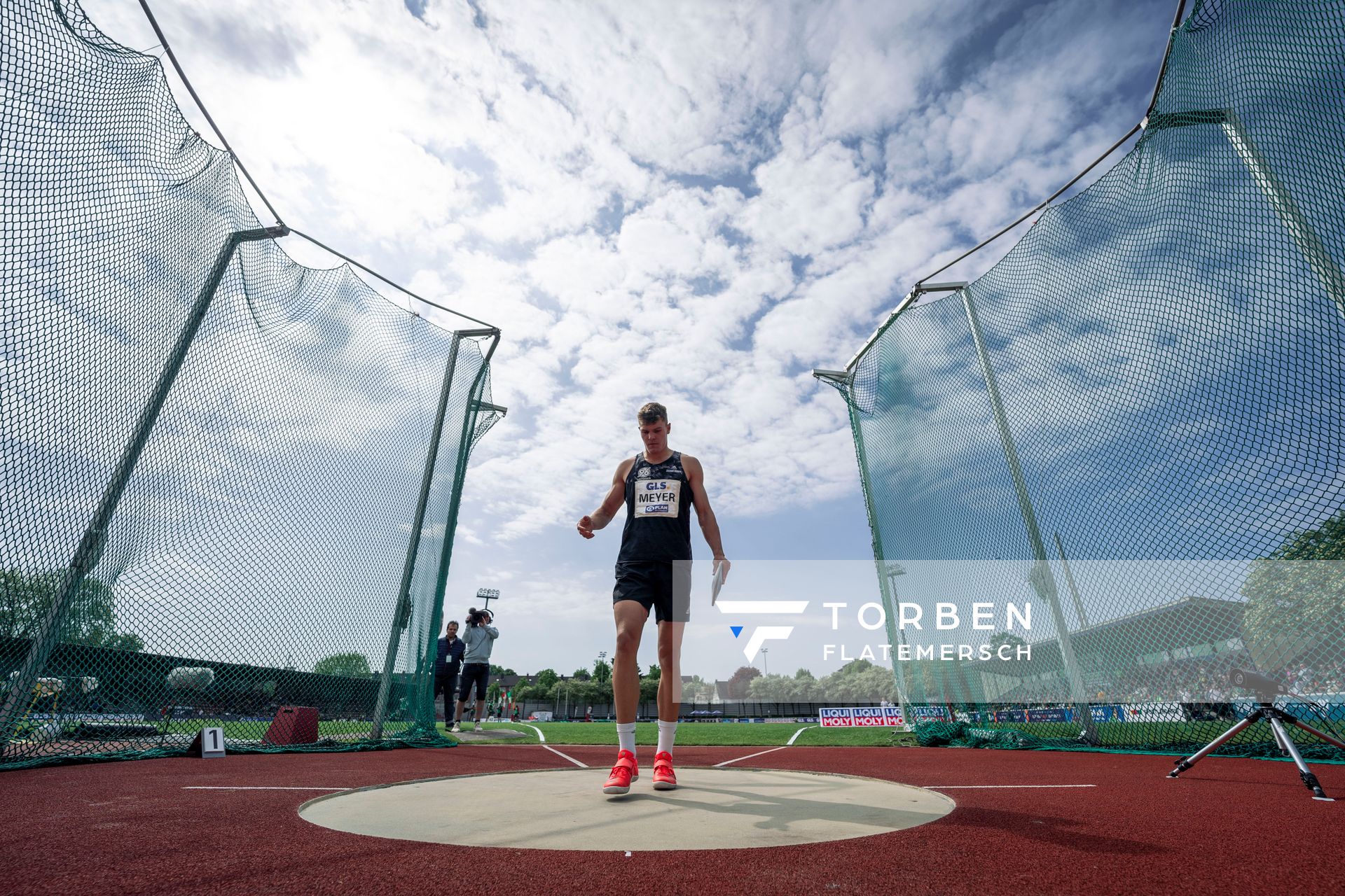 Marcel Meyer (Hannover 96) im Diskuswerfen am 08.05.2022 beim Stadtwerke Ratingen Mehrkampf-Meeting 2022 in Ratingen